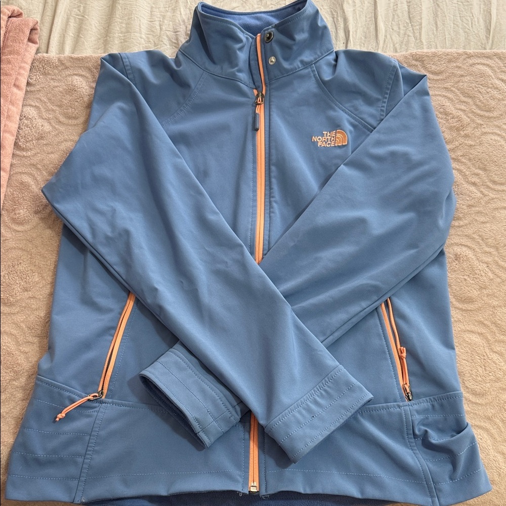 The North Face Women's Blue and Orange Ski Jacket